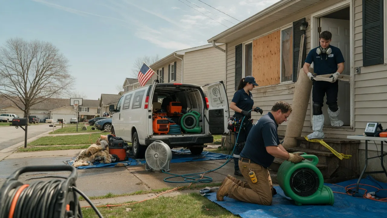 Water Damage Restoration in Stanford, IL near me